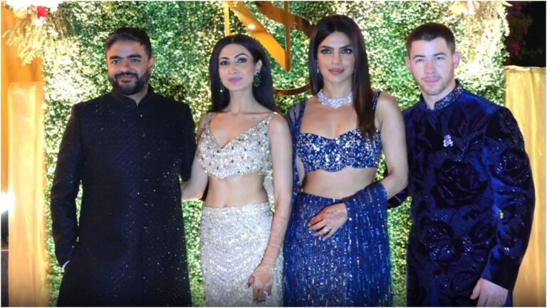 Priyanka Chopra, Nick Jonas attend Siddharth Chopra’s wedding ceremony in Mumbai
