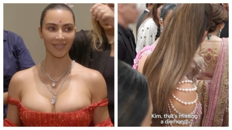 On The Kardashians new episode, Kim Kardashian has a meltdown over lost diamond at Ambani wedding | Web Series