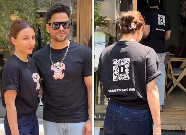Kunal Kemmu and Soha Ali Khan opt for barcode t-shirts to support World For All : Bollywood News