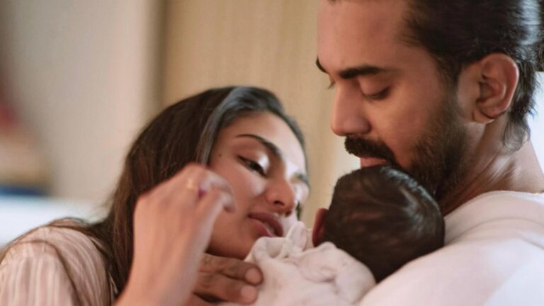 Athiya Shetty and KL Rahul reveal heavenly name of baby daughter, share her first picture on Instagram | Bollywood