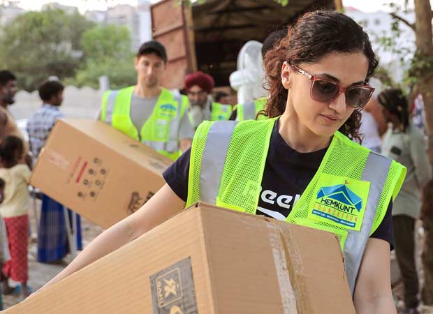 Taapsee Pannu shines beyond the screen with her social work for Nanhi Kali and Hemkunt Foundation : Bollywood News
