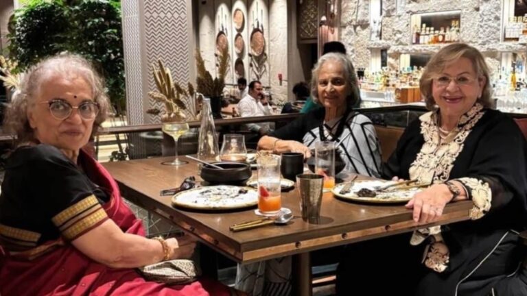 ‘Three legends in one frame’: Fans react as Asha Parekh shares new pic with Helen, Waheeda Rehman from dinner outing | Bollywood
