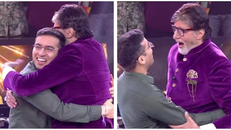 Kaun Banega Crorepati 17 gets its first crorepati, CISF officer Aditya Kumar. Watch Amitabh Bachchan celebrate too